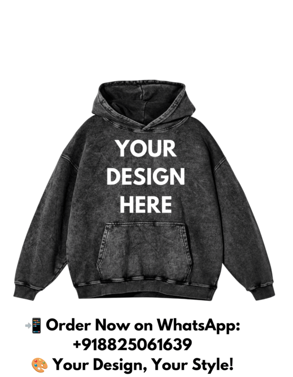CUSTOMIZE ACID WASH HOODIE