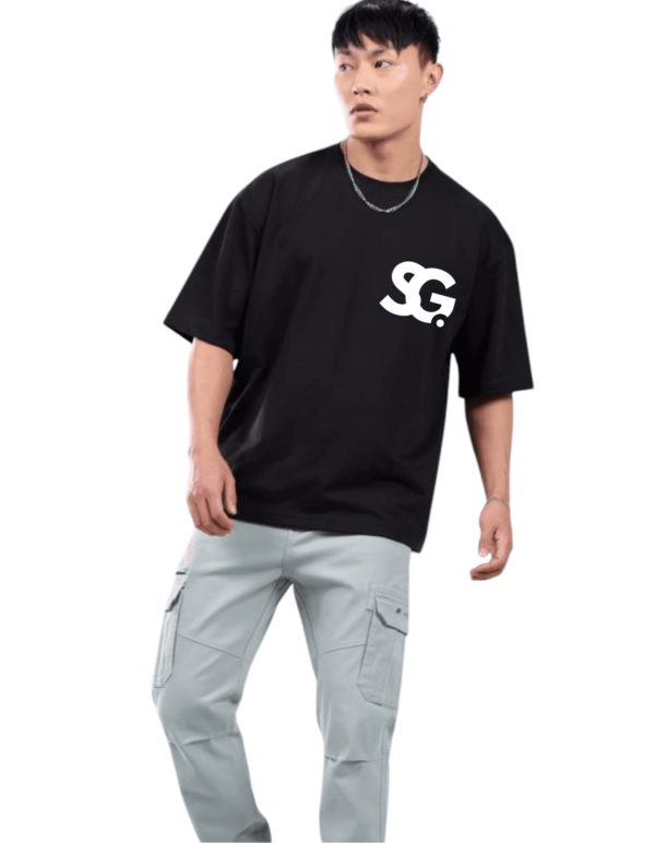 Black Oversized Tee Freedom