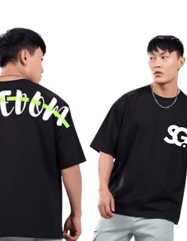 Black Oversized Tee Freedom