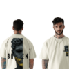 Beige oversized streetwear Tee