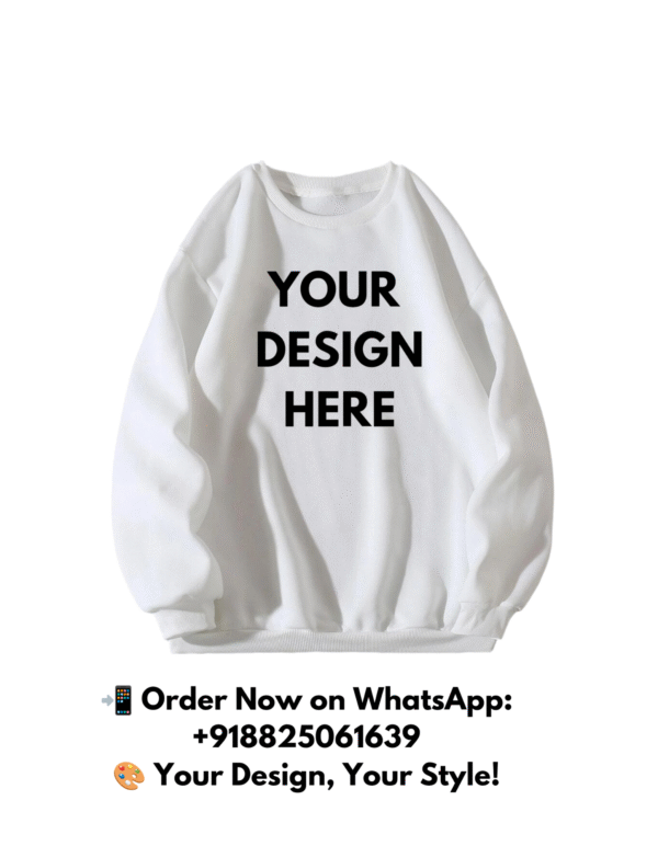CUSTOMIZE OVERSIZED SWEATSHIRT
